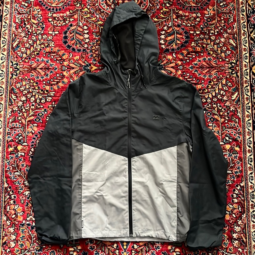 Billabong Black/Gray Windbreaker